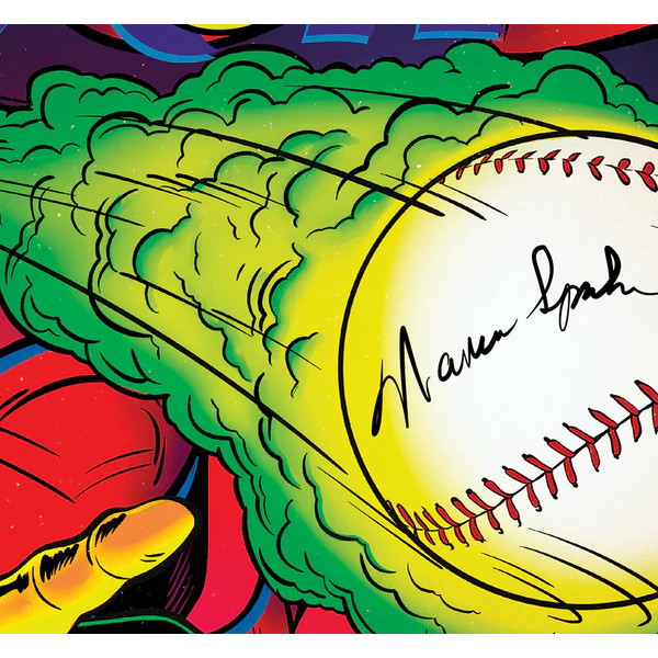 Warren Spahn Pop Fly 2024 SPAHN 7" x 10.5" Limited Edition Art Print #183 Ltd Ed of 246 Warren Spahn Pop Fly 2024 SPAHN 7" x 10.5" Limited Edition Art Print #183 Ltd Ed of 246