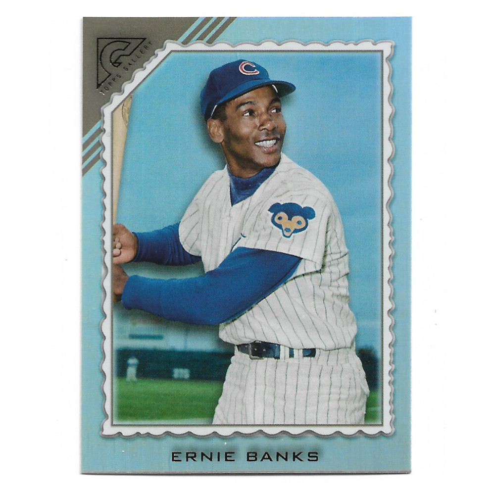 Ernie Banks 2022 Topps Gallery Silver Foil # 188