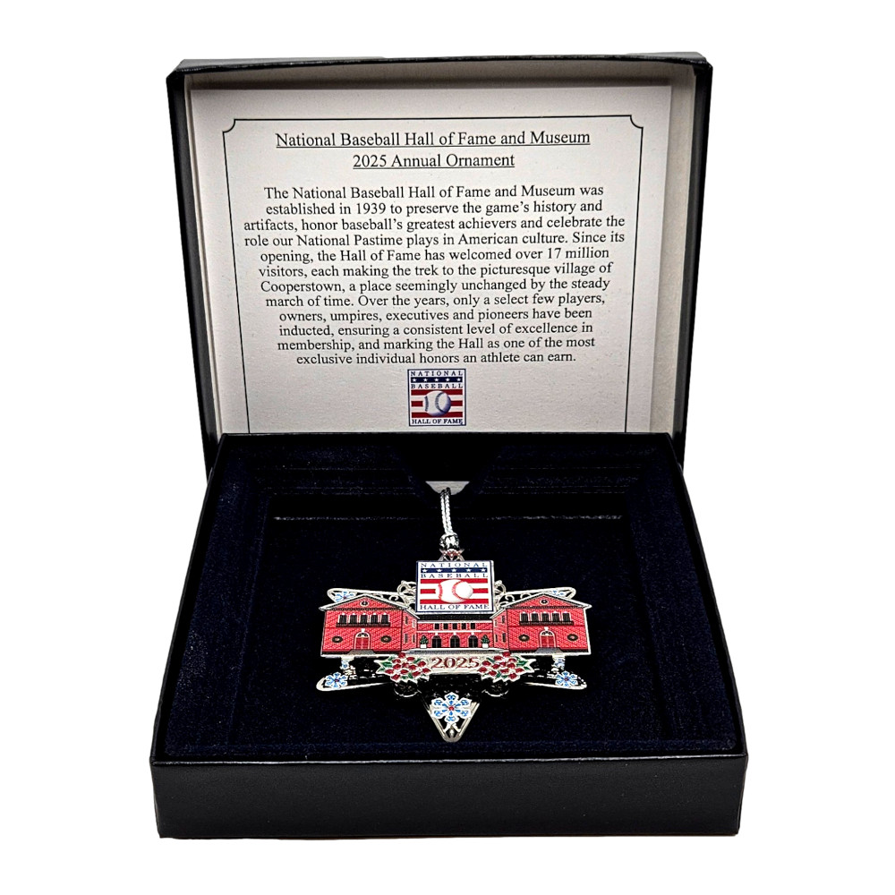 Baseball Hall of Fame 2025 Annual Holiday Ornament