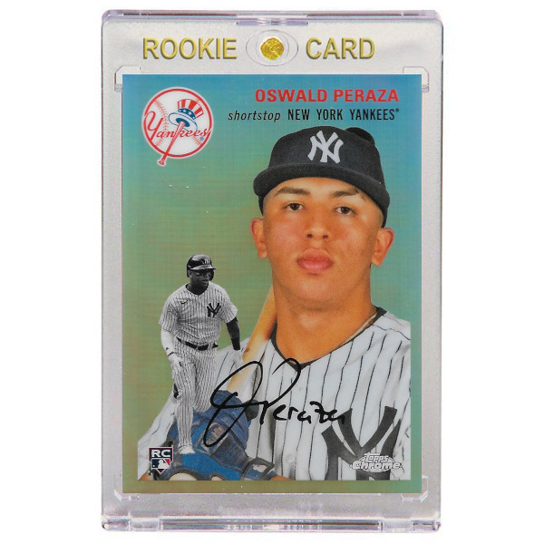 Oswald Peraza New York Yankees 2023 Topps Chrome Anniversary