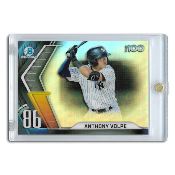 Anthony Volpe 2022 Bowman Chrome Top 100 # 86 Pre-Rookie Card
