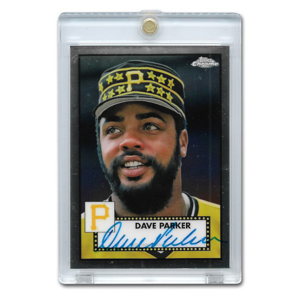 Dave Parker Autographed Card 2021 Topps Chrome Platinum Anniversary # PA-DP Dave Parker Autographed Card 2021 Topps Chrome Platinum Anniversary # PA-DP