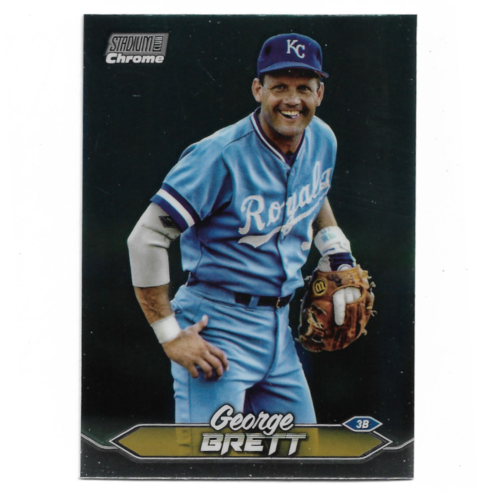 George Brett 2024 Stadium Club Chrome # 195 George Brett 2024 Stadium Club Chrome # 195