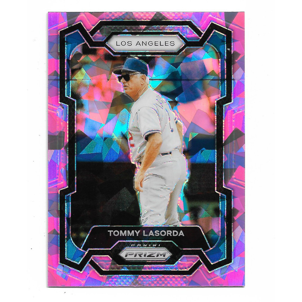 Tommy Lasorda 2024 Panini Prizm Pink Ice # 240