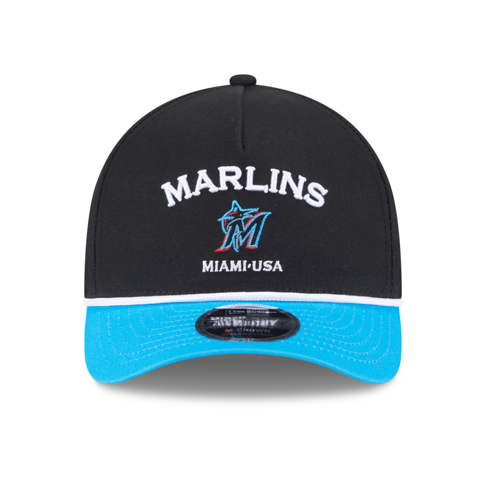 Men’s New Era Miami Marlins 2Tone Rope 9FORTY M-Crown Snapback Adjustable Cap