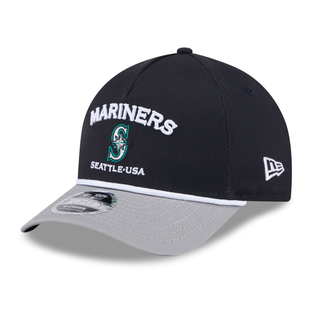 Men’s New Era Seattle Mariners 2Tone Rope 9FORTY M-Crown Snapback Adjustable Cap