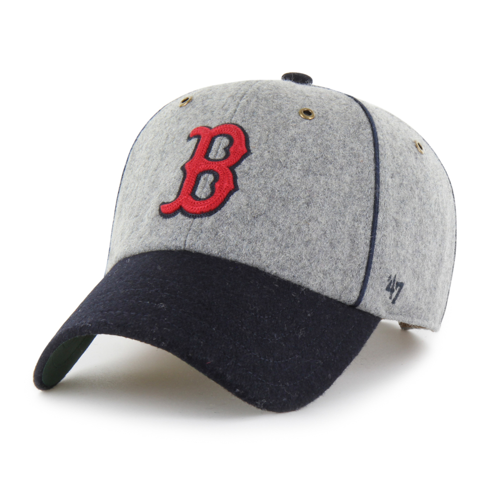 Men's '47 Brand Boston Red Sox Grey Brocke Clean Up