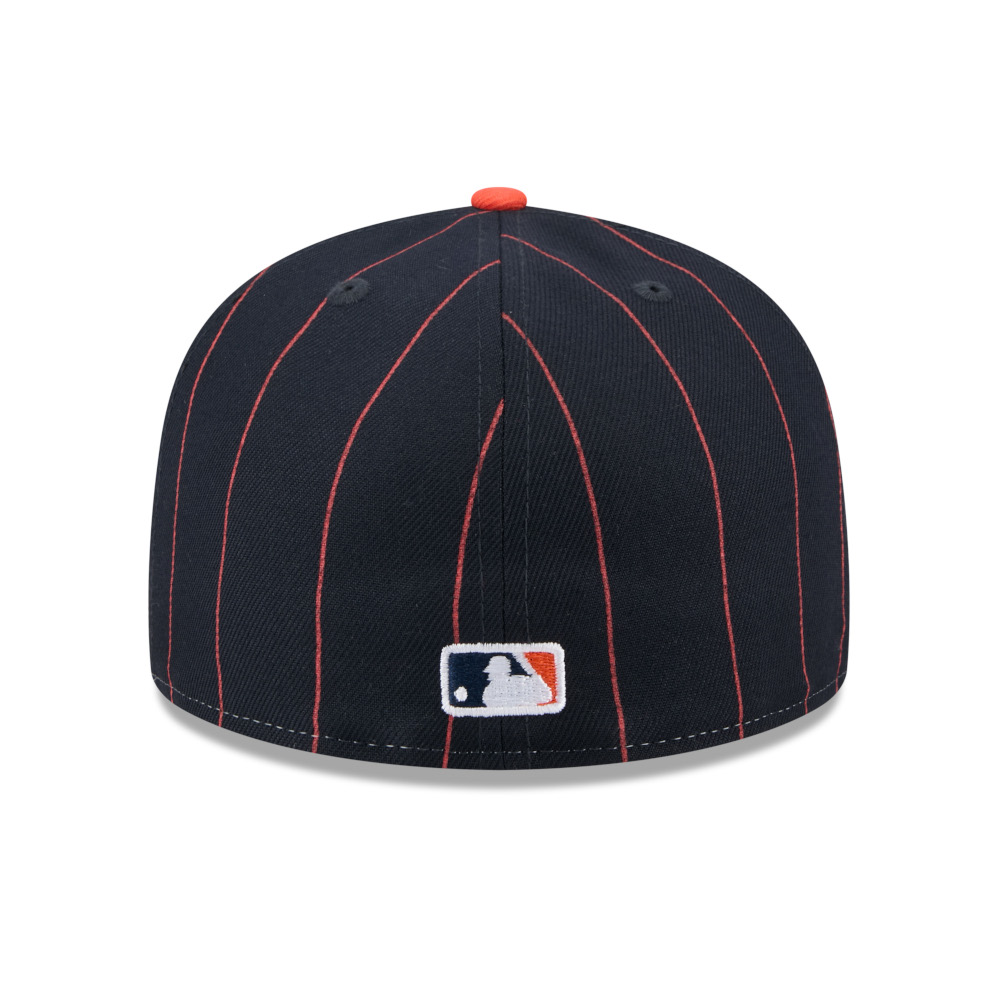 Men’s New Era Houston Astros Pinstripe Cooperstown 59FIFTY Cap with American League Pin