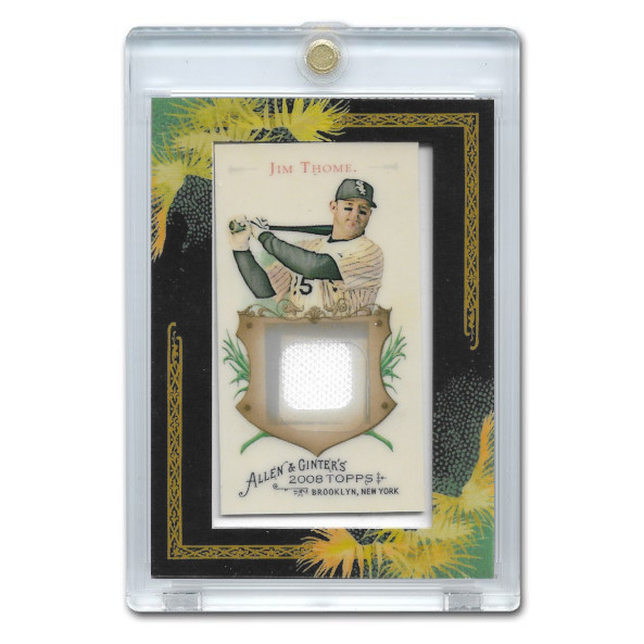 Jim Thome 2008 Topps Allen & Ginter Game Worn Jersey # AGR-JT (white)