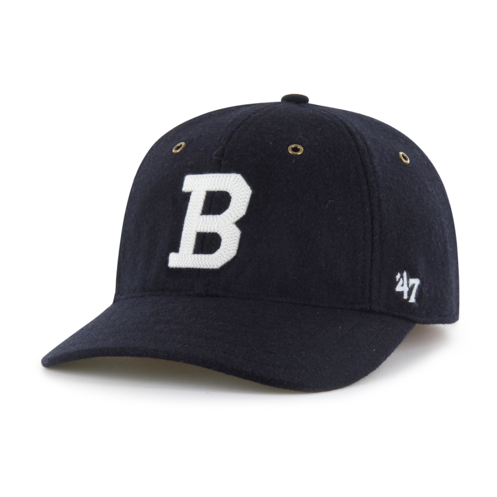 Men’s ’47 Brand Boston Braves Navy Woolward Cooperstown Franchise Fitted Cap