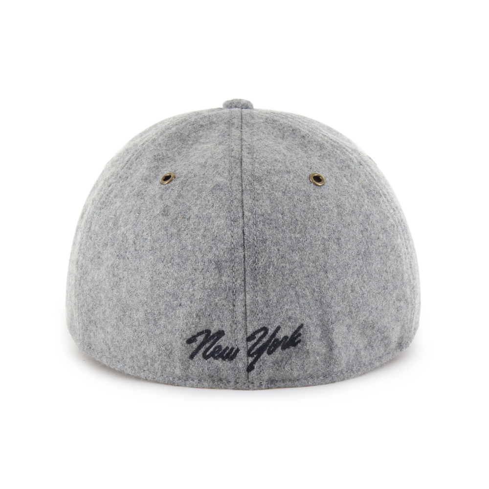 Men’s ’47 Brand New York Yankees Grey Woolward Cooperstown Franchise Fitted Cap