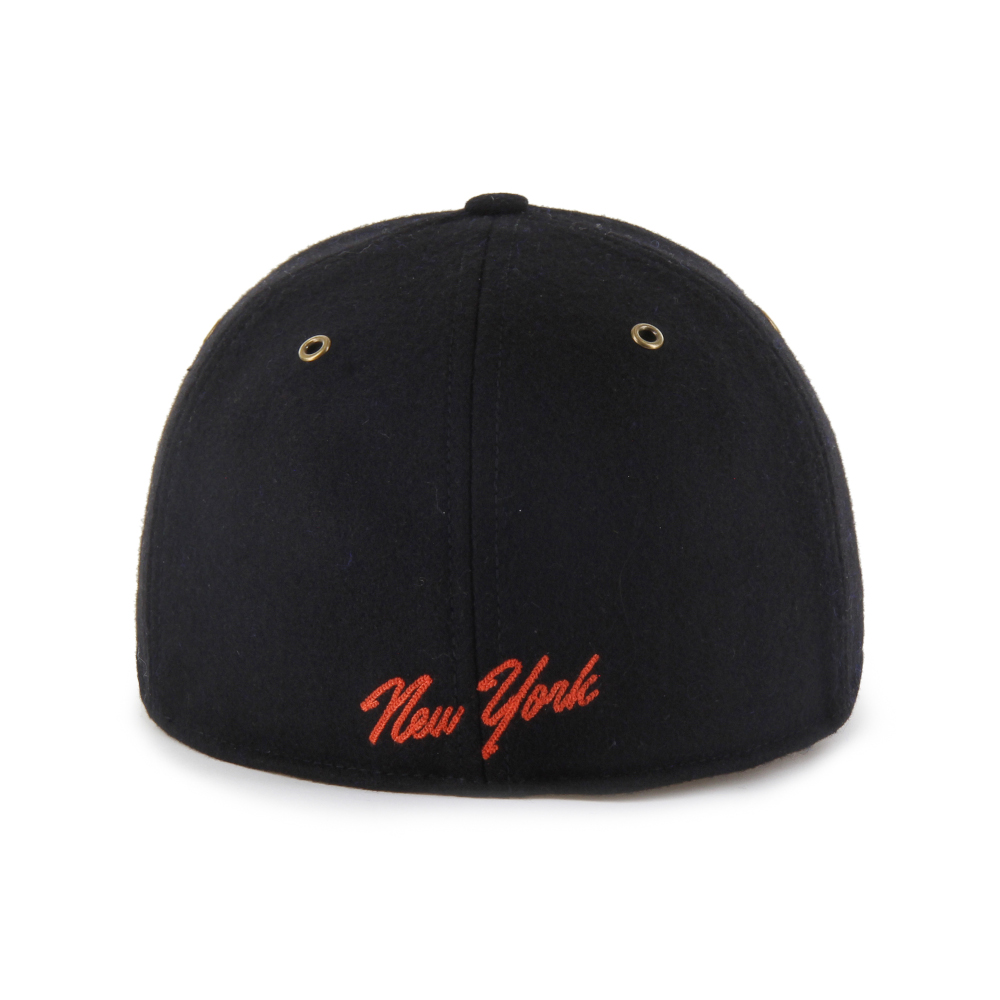 Men’s ’47 Brand New York Giants Black Woolward Cooperstown Franchise Fitted Cap Men’s ’47 Brand New York Giants Black Woolward Cooperstown Franchise Fitted Cap