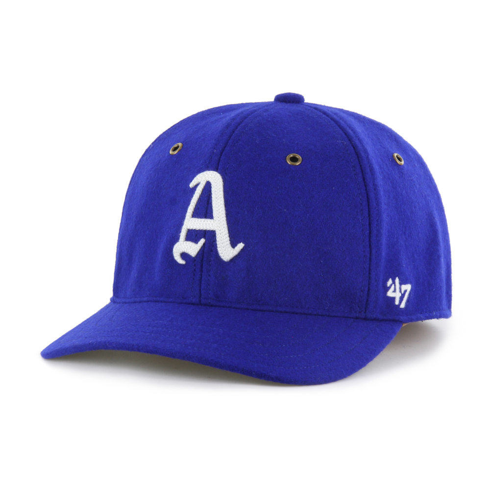 Men’s ’47 Brand Philadelphia Athletics Royal Woolward Cooperstown Franchise Fitted Cap Men’s ’47 Brand Philadelphia Athletics Royal Woolward Cooperstown Franchise Fitted Cap