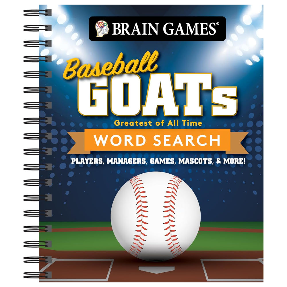 Brain Games - Baseball GOATs Word Search Brain Games - Baseball GOATs Word Search