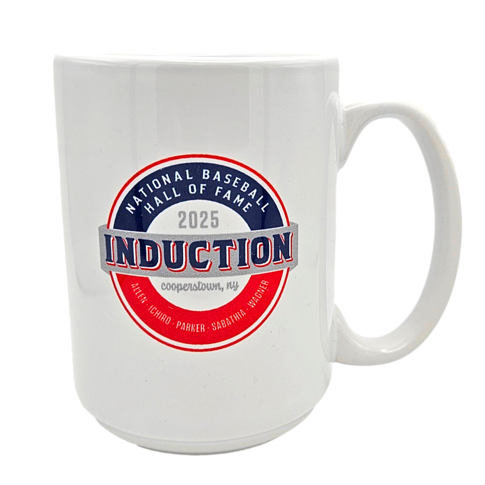 Baseball Hall of Fame 2025 Induction Logo 15 ounce Mug Baseball Hall of Fame 2025 Induction Logo 15 ounce Mug