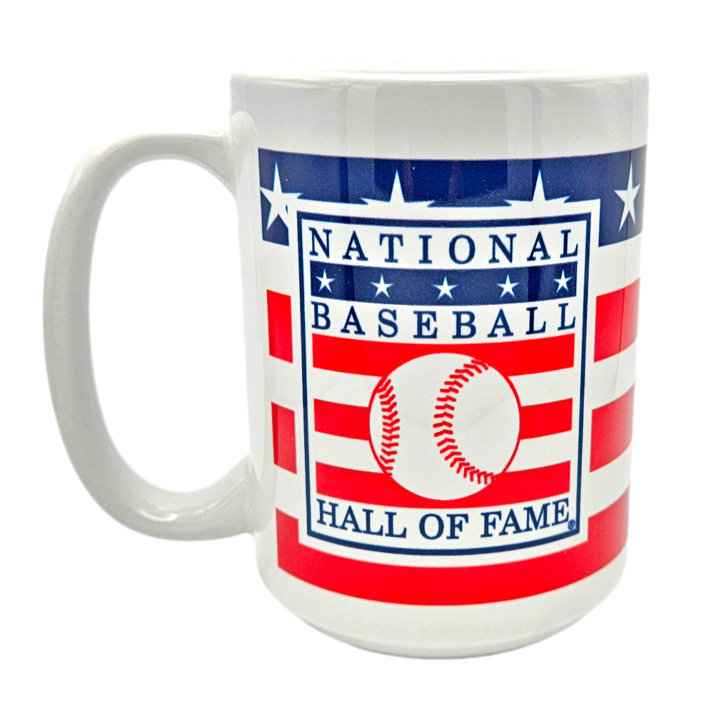 Baseball Hall of Fame Logo Stars & Stripes 15 Ounce Mug