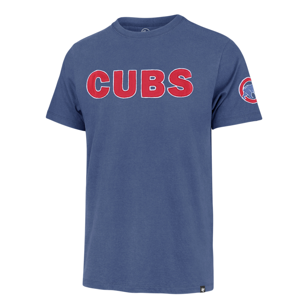 Men's ’47 Brand Chicago Cubs Royal Franklin Fieldhouse T-Shirt
