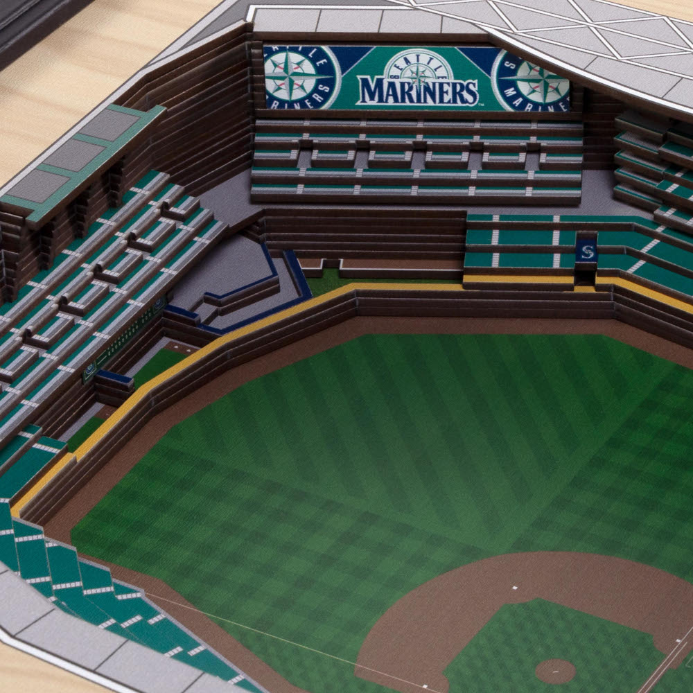 Seattle Mariners 25 Layer 25 x 19 StadiumViews 3D Wall Art Seattle Mariners 25 Layer 25 x 19 StadiumViews 3D Wall Art