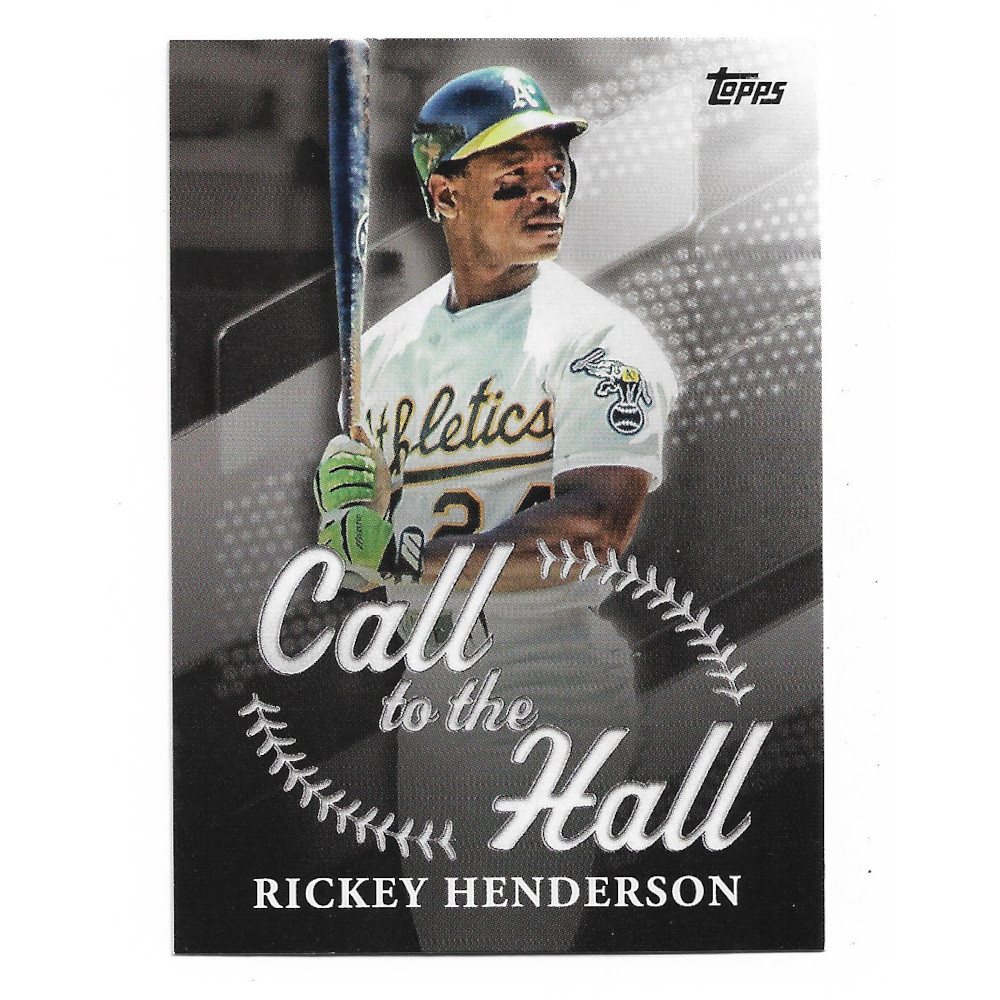 Rickey Henderson 2025 Topps Call to the Hall # 18