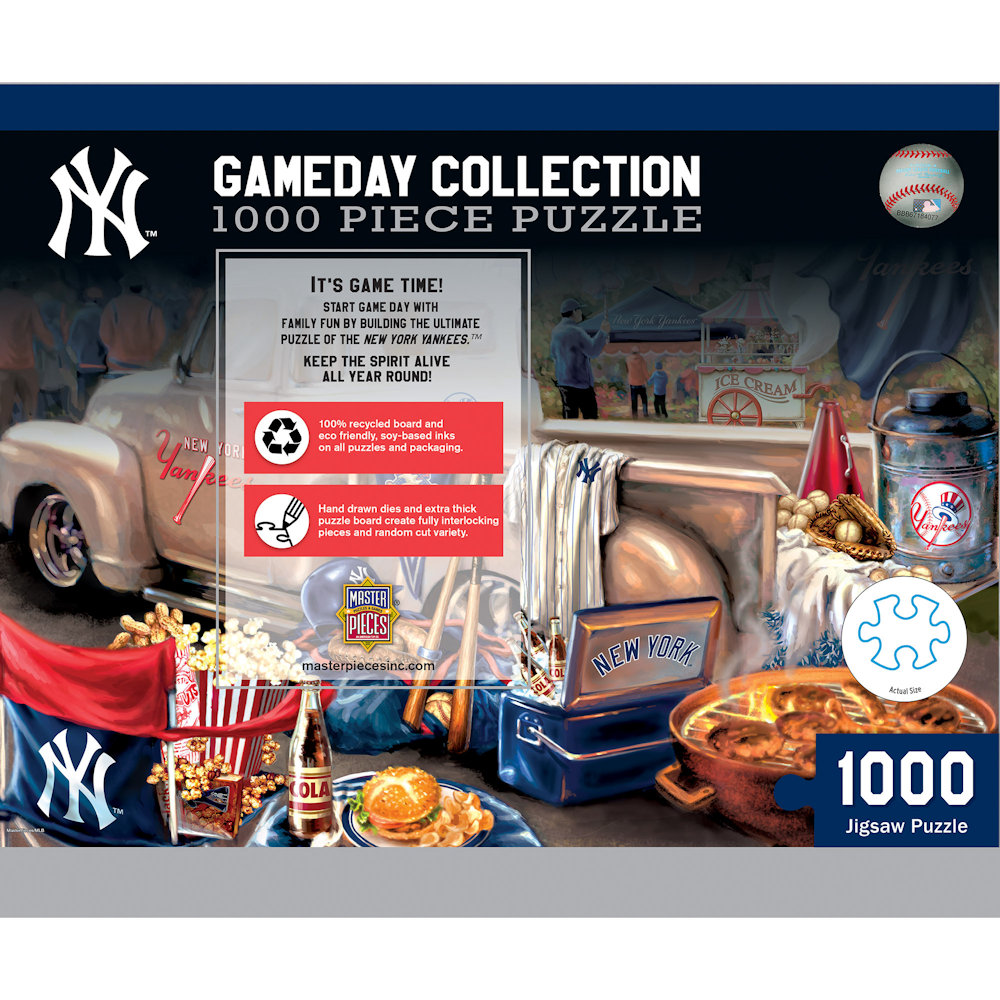 New York Yankees Masterpieces Gameday 1000 Piece Jigsaw Puzzle New York Yankees Masterpieces Gameday 1000 Piece Jigsaw Puzzle
