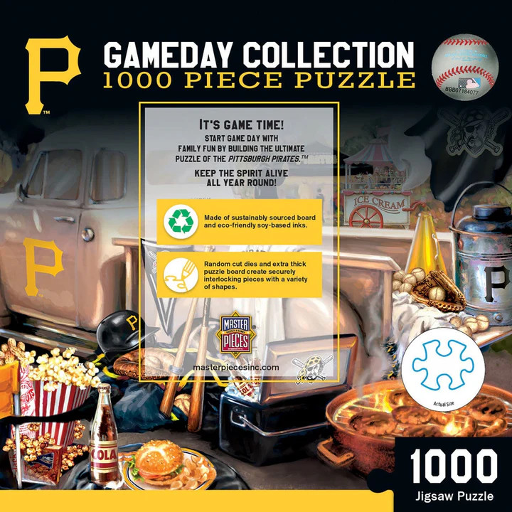 Pittsburgh Pirates Masterpieces Gameday 1000 Piece Jigsaw Puzzle