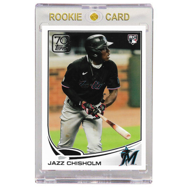 Jazz Chisholm Miami Marlins 2021 Topps 70 Years # 63 Rookie Card Jazz Chisholm Miami Marlins 2021 Topps 70 Years # 63 Rookie Card