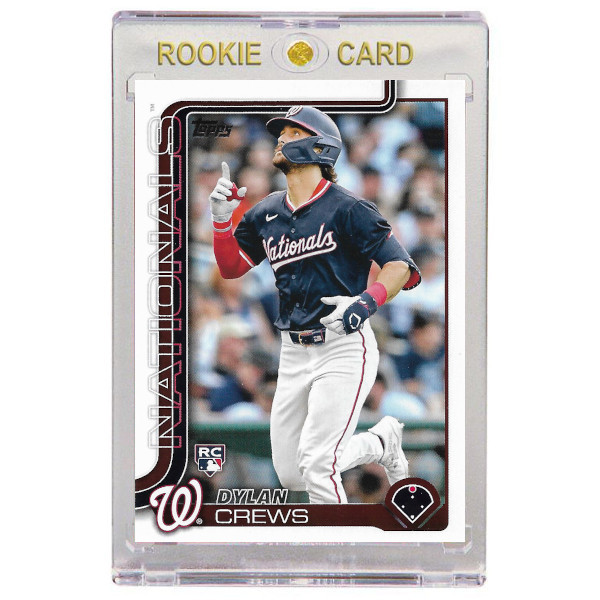 Dylan Crews Washington Nationals 2025 Topps # 74 Rookie Card Dylan Crews Washington Nationals 2025 Topps # 74 Rookie Card