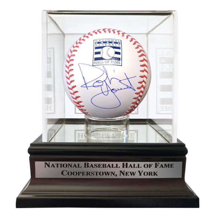 Robin Yount Autographed Hall of Fame Logo Baseball with HOF Case (Beckett)