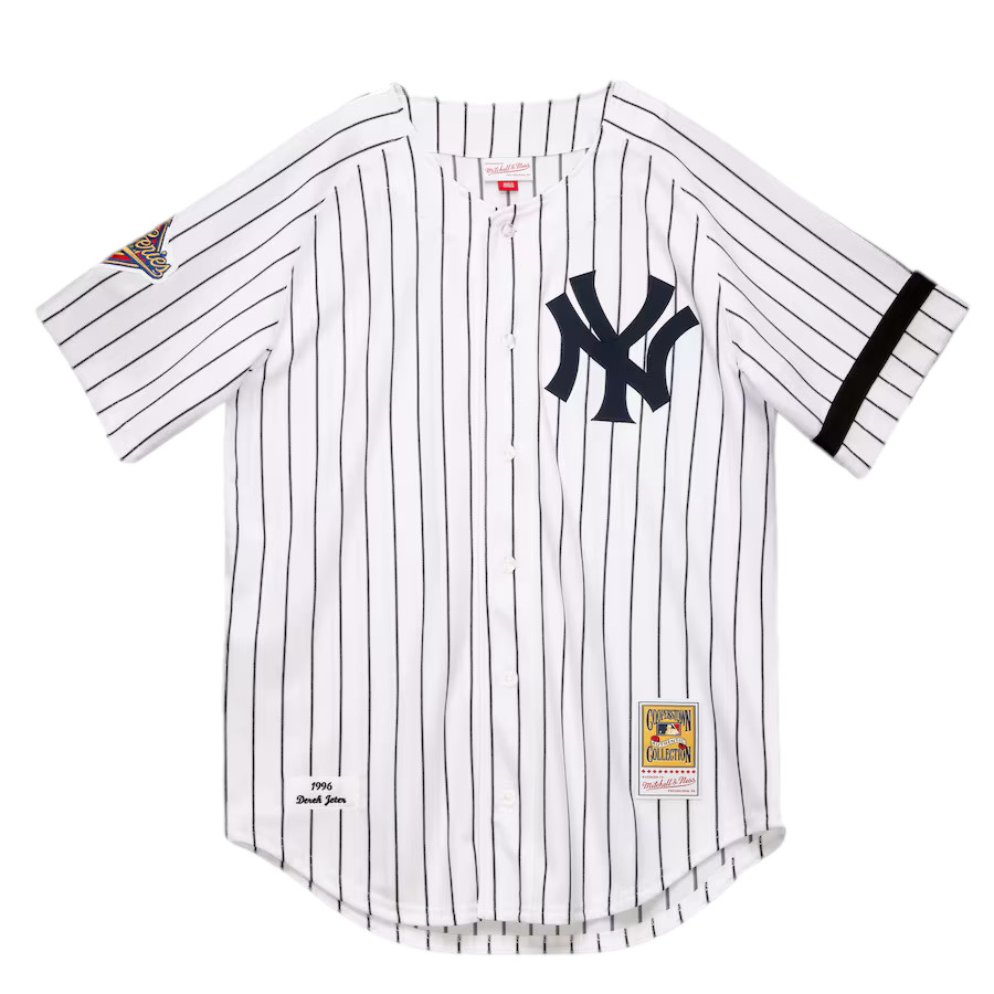 Men's Mitchell & Ness Derek Jeter 1996 New York Yankees Authentic Alternate Jersey Men's Mitchell & Ness Derek Jeter 1996 New York Yankees Authentic Alternate Jersey