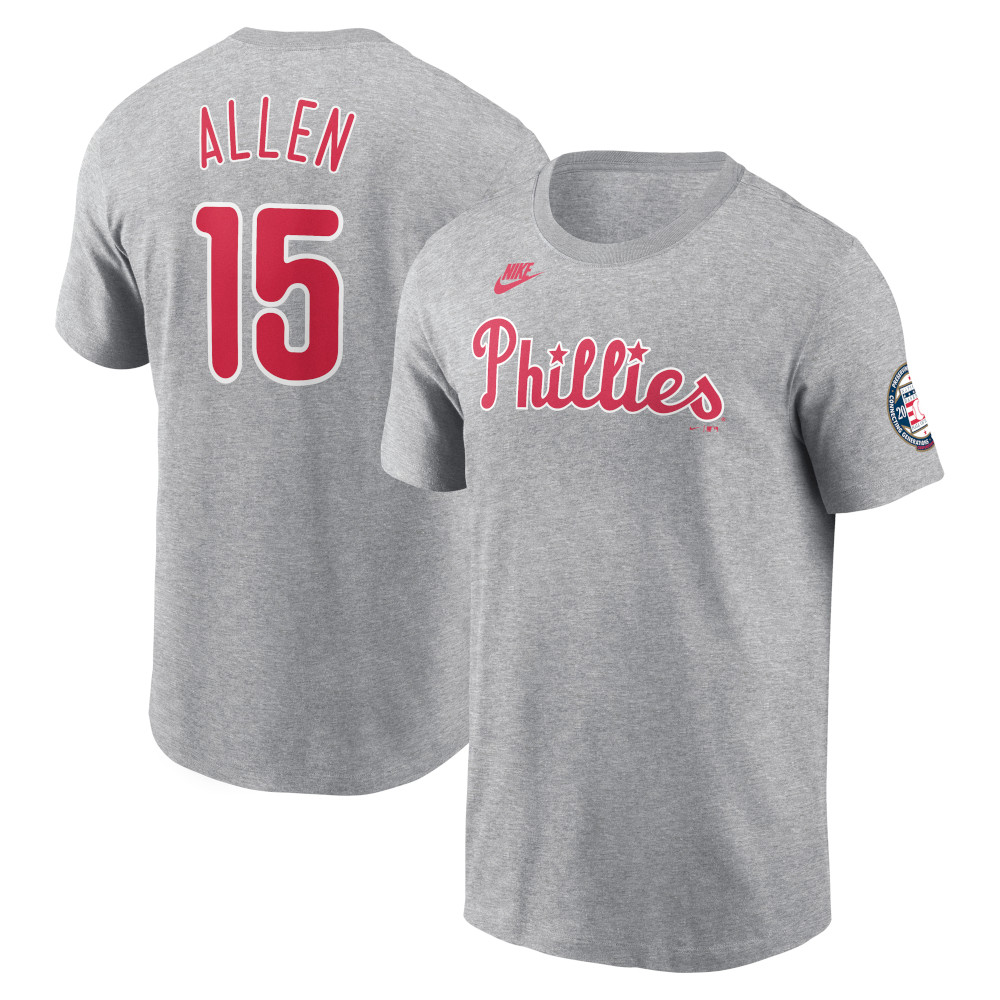Men’s Nike Dick Allen Philadelphia Phillies Baseball Hall of Fame 2025 Induction Name & Number T-Shirt