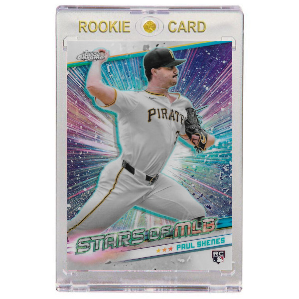 Paul Skenes Pittsburgh Pirates 2024 Topps Chrome Stars of MLB # 64 Rookie Card