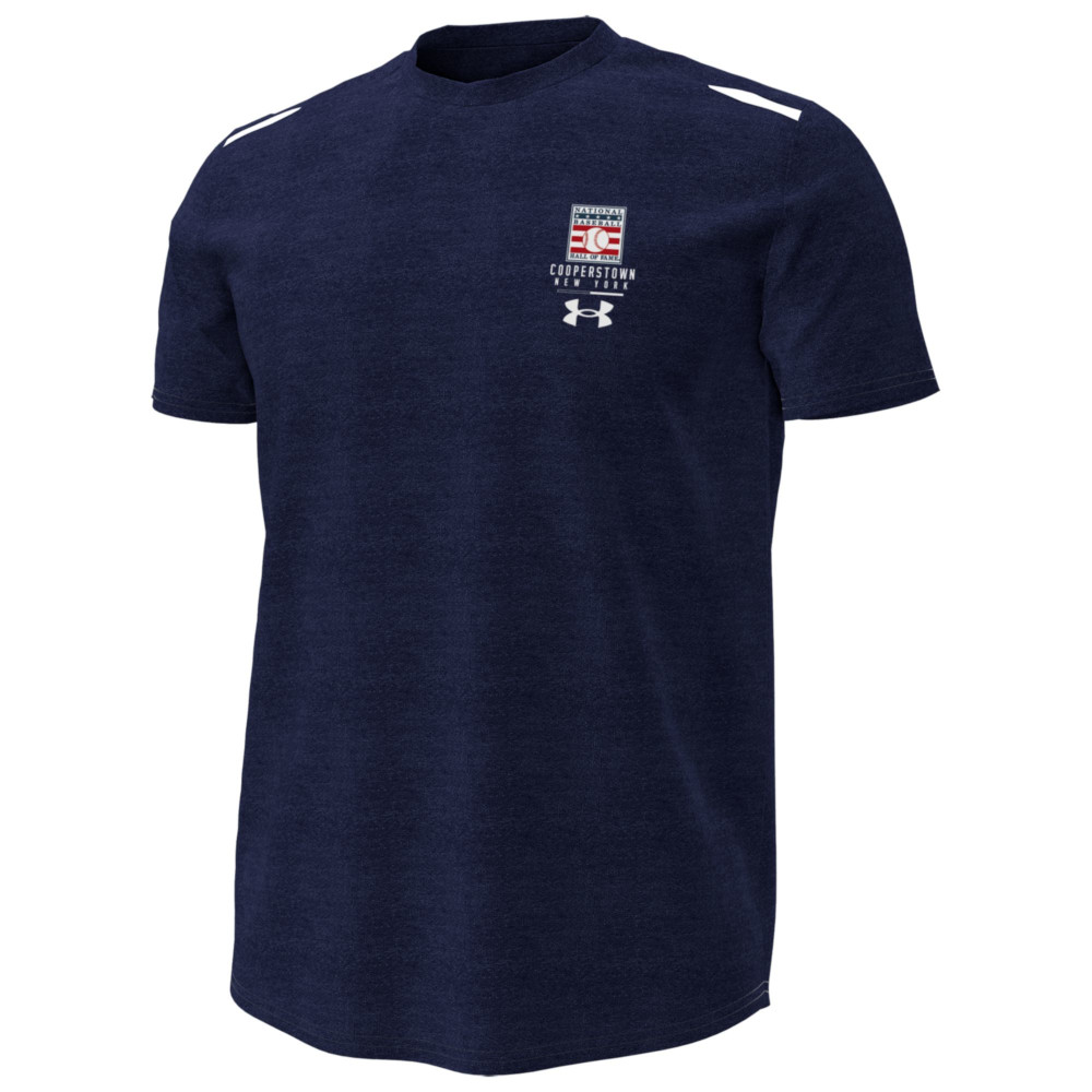 Men’s Under Armour Baseball Hall of Fame Logo Navy All Day Short Sleeve T-Shirt