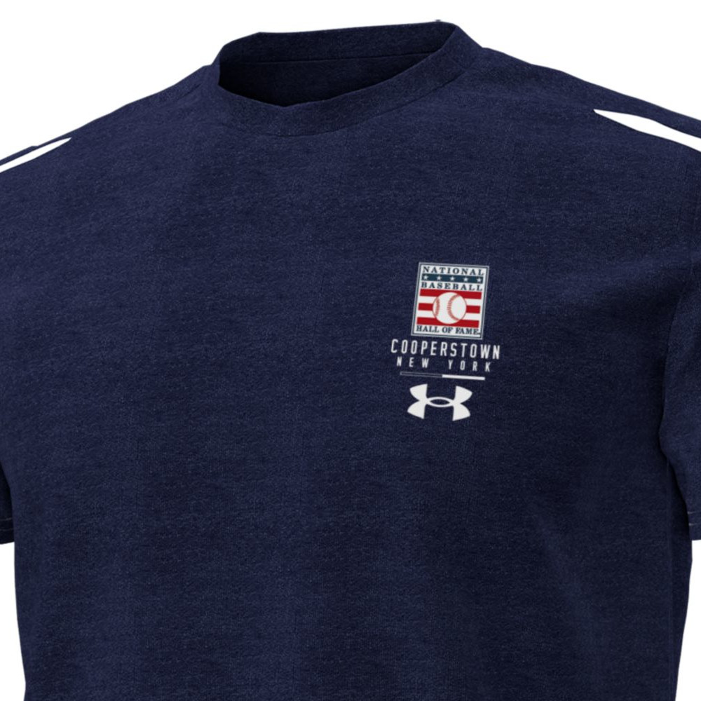 Men’s Under Armour Baseball Hall of Fame Logo Navy All Day Short Sleeve T-Shirt