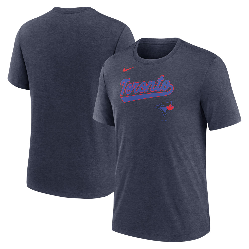 Men's Nike Toronto Blue Jays Heather Navy City Connect T-Shirt