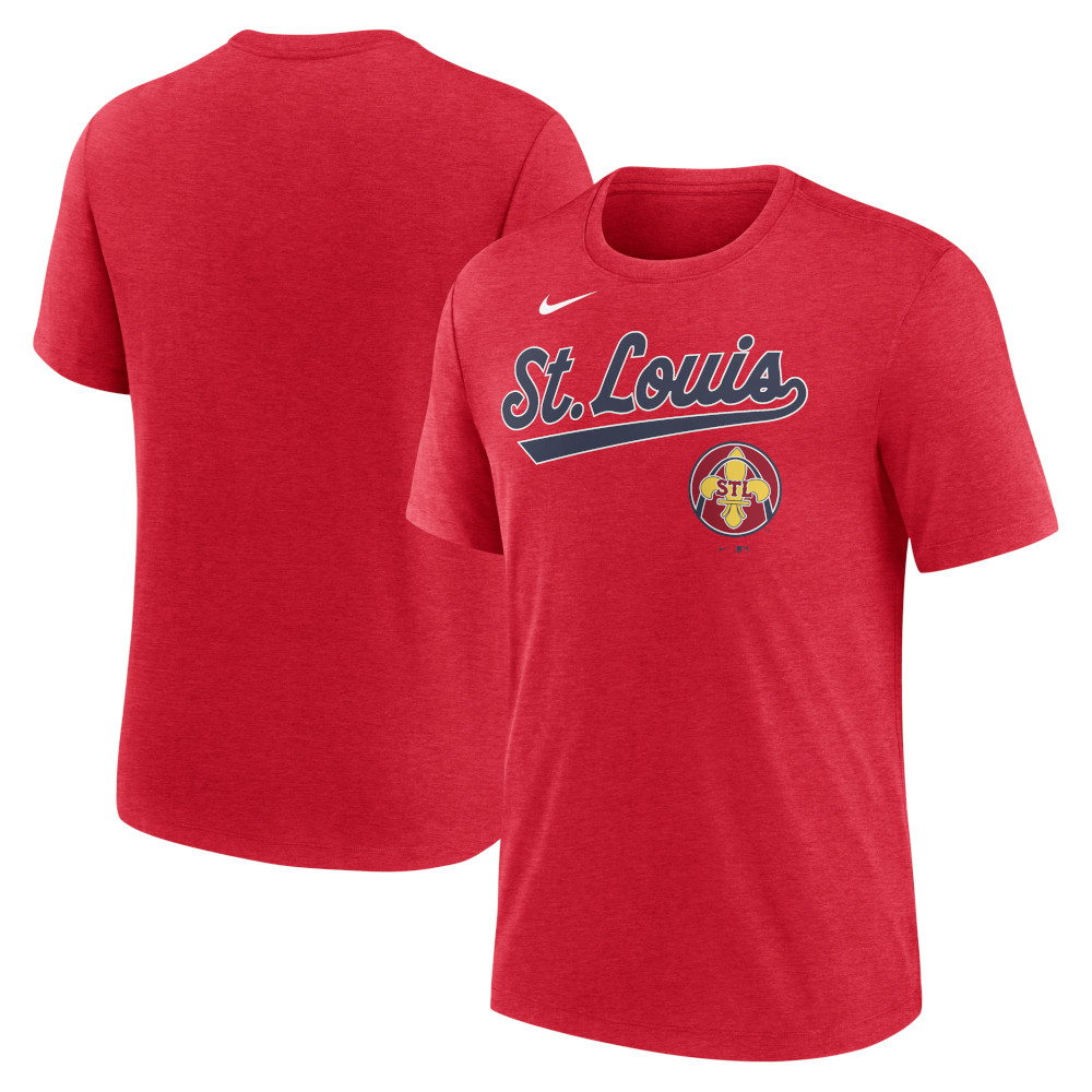 Men’s Nike St. Louis Cardinals Heather Red City Connect T-Shirt