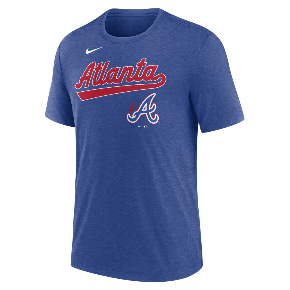Men’s Nike Atlanta Braves Heather Royal City Connect T-Shirt