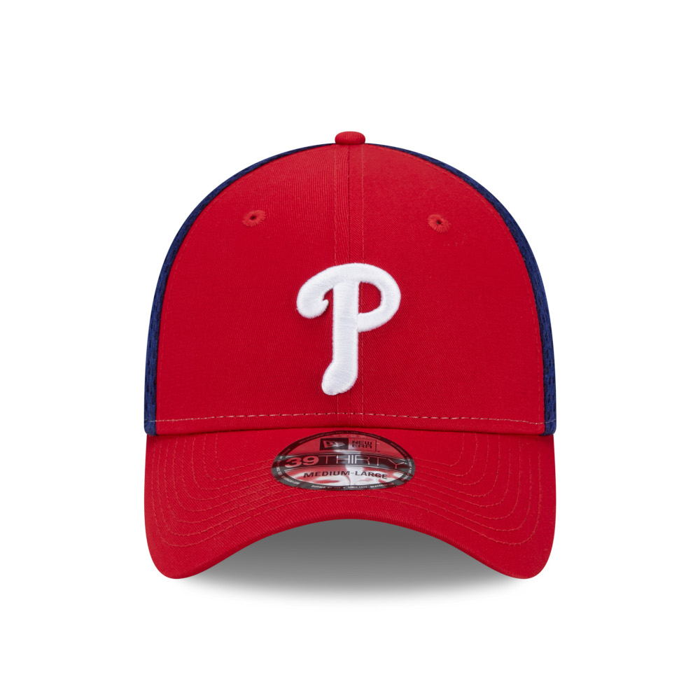 Men’s New Era Philadelphia Phillies EG Neo 39THIRTY Red and Blue Flex Fit Cap Men’s New Era Philadelphia Phillies EG Neo 39THIRTY Red and Blue Flex Fit Cap