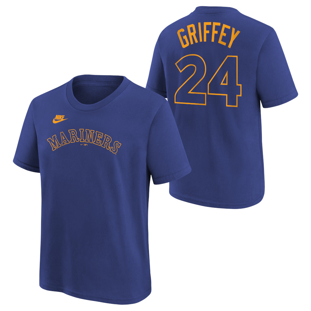 Youth Nike Ken Griffey Jr. Seattle Mariners Royal Name & Number T-Shirt