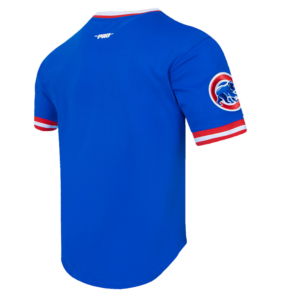 Men’s Pro Standard Chicago Cubs Classic Chenille Royal T-Shirt Men’s Pro Standard Chicago Cubs Classic Chenille Royal T-Shirt