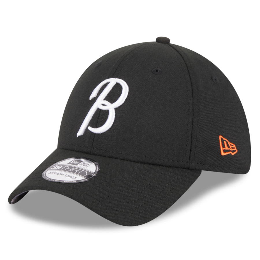 Men’s New Era Baltimore Orioles 2025 City Connect 39THIRTY Flex Fit Black Cap