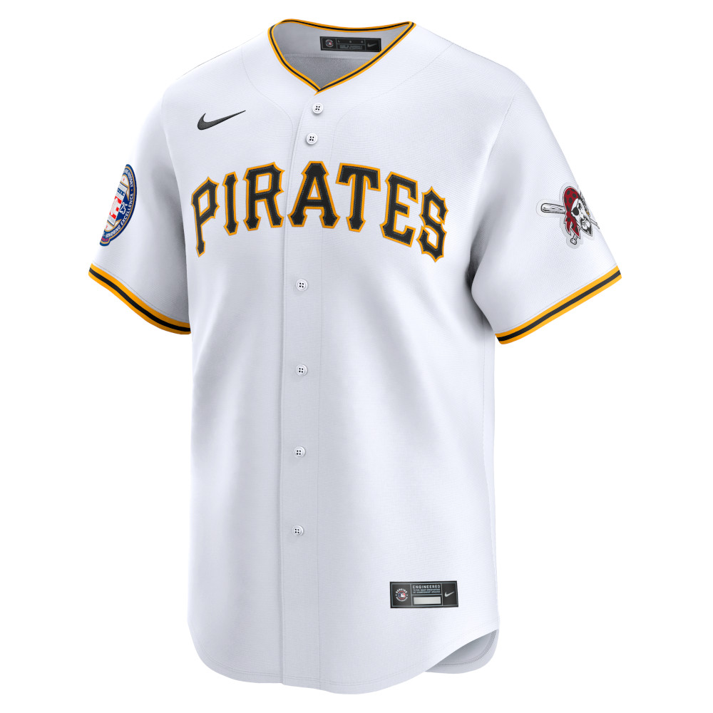 Men’s Nike Dave Parker Hall of Fame 2025 Induction Official MLB Limited Pittsburgh Pirates Home Jersey Men’s Nike Dave Parker Hall of Fame 2025 Induction Official MLB Limited Pittsburgh Pirates Home Jersey