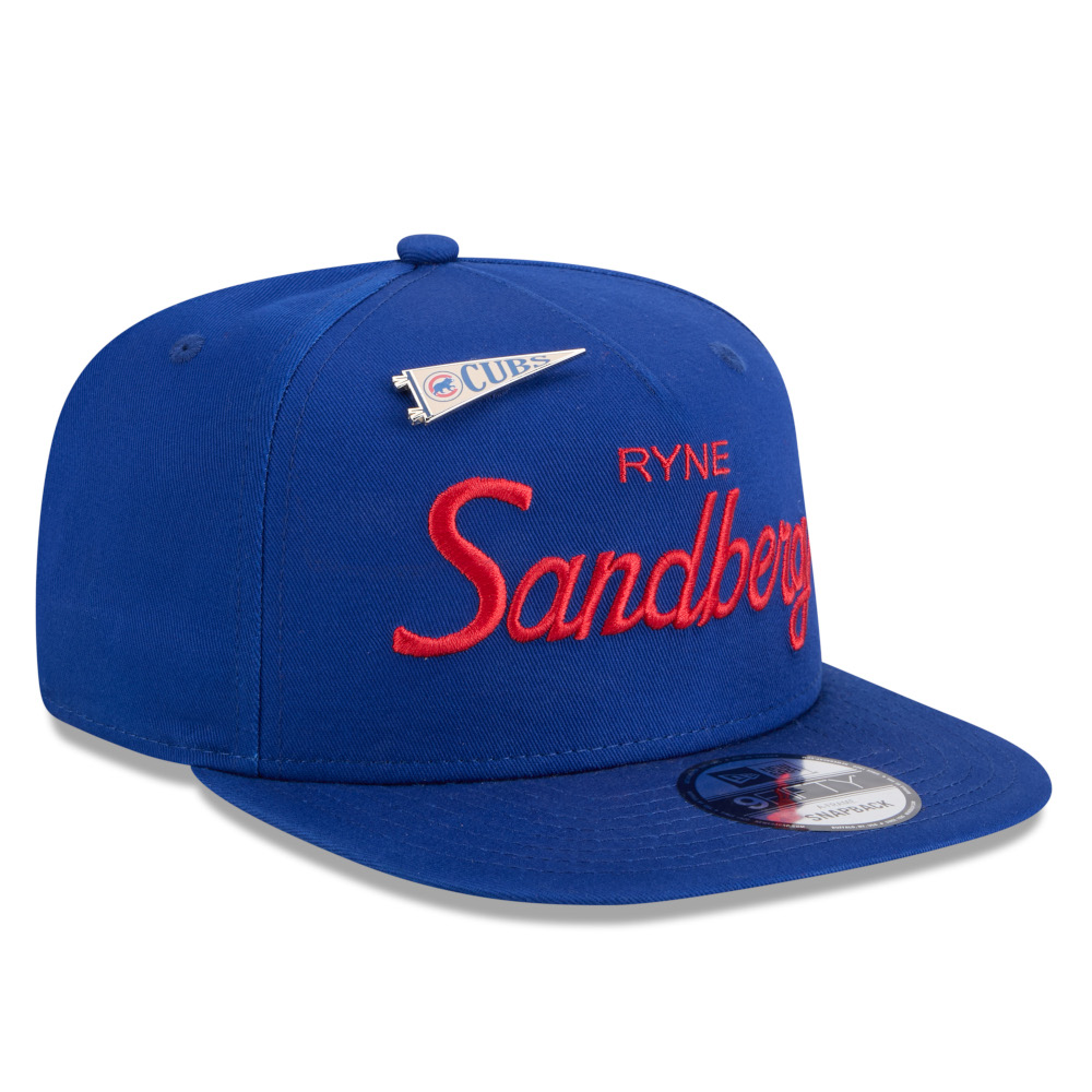 Men’s New Era Ryne Sandberg 9FIFTY Snapback Adjustable Royal Cap With Chicago Cubs Pennant Pin Men’s New Era Ryne Sandberg 9FIFTY Snapback Adjustable Royal Cap With Chicago Cubs Pennant Pin