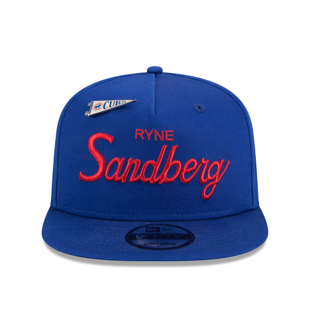 Men’s New Era Ryne Sandberg 9FIFTY Snapback Adjustable Royal Cap With Chicago Cubs Pennant Pin Men’s New Era Ryne Sandberg 9FIFTY Snapback Adjustable Royal Cap With Chicago Cubs Pennant Pin