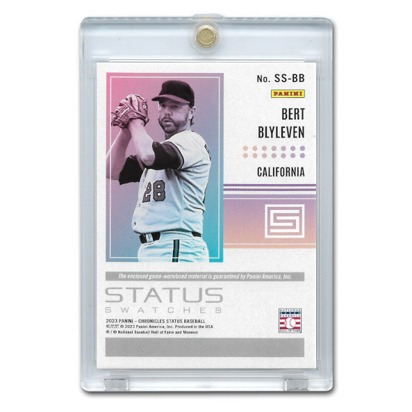 Bert Blyleven 2023 Panini Status Swatches #SS-BB Ltd Ed of 99 Bert Blyleven 2023 Panini Status Swatches #SS-BB Ltd Ed of 99
