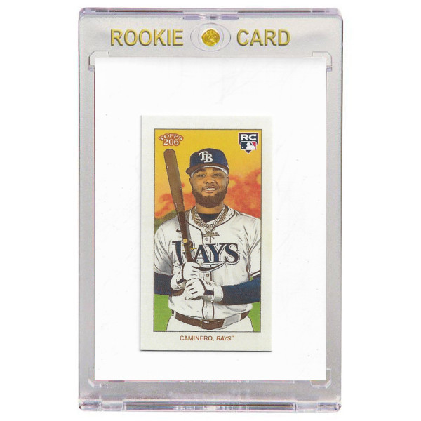 Junior Caminero Tampa Bay Rays 2024 Topps T206 Mini # 41 Rookie Card Junior Caminero Tampa Bay Rays 2024 Topps T206 Mini # 41 Rookie Card