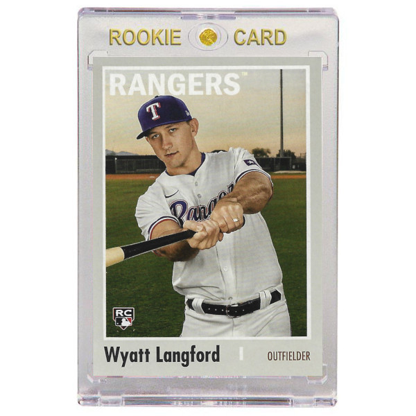 Wyatt Langford Texas Rangers 2024 Topps Archives # 19 Rookie Card
