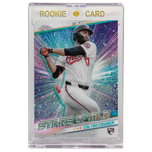 Colton Cowser Baltimore Orioles 2024 Topps Chrome Stars of MLB # 67 Rookie Card