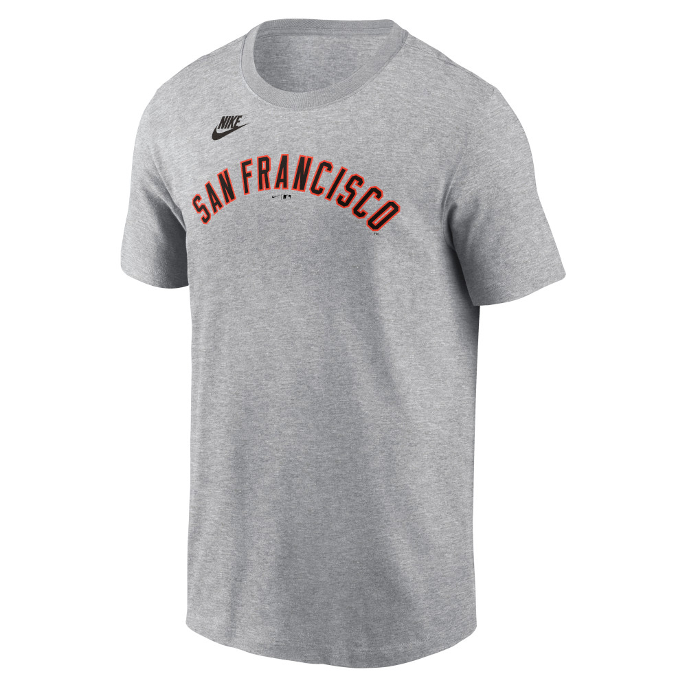 Men’s Nike Willie Mays San Francisco Giants Cooperstown Collection Name & Number Grey T-Shirt