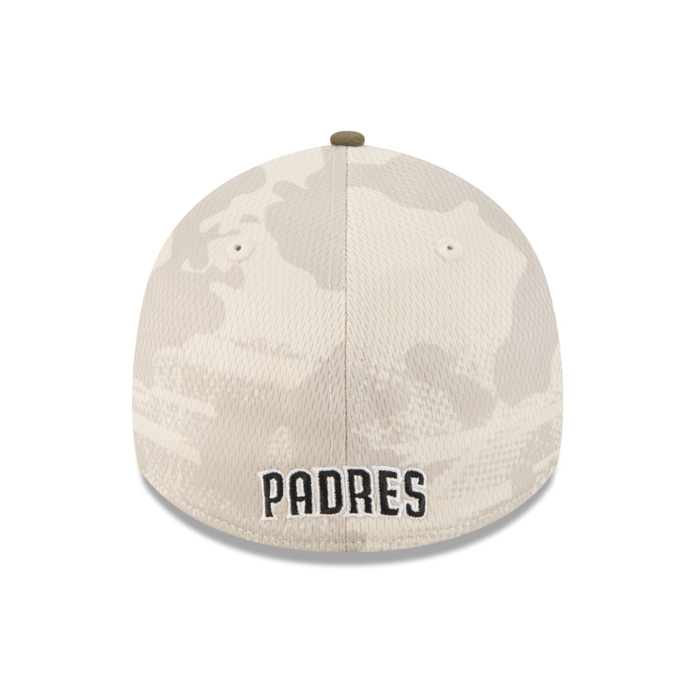 Men’s New Era San Diego Padres 2025 Armed Forces 39THIRTY Camo and Army Green Flex Fit Cap Men’s New Era San Diego Padres 2025 Armed Forces 39THIRTY Camo and Army Green Flex Fit Cap