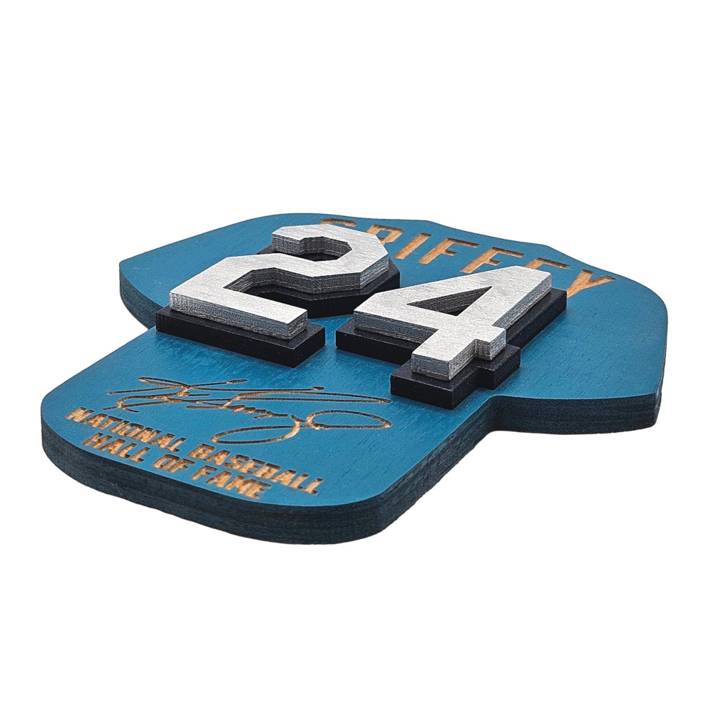 Ken Griffey Jr. Wooden 3D Jersey Jumbo Magnet